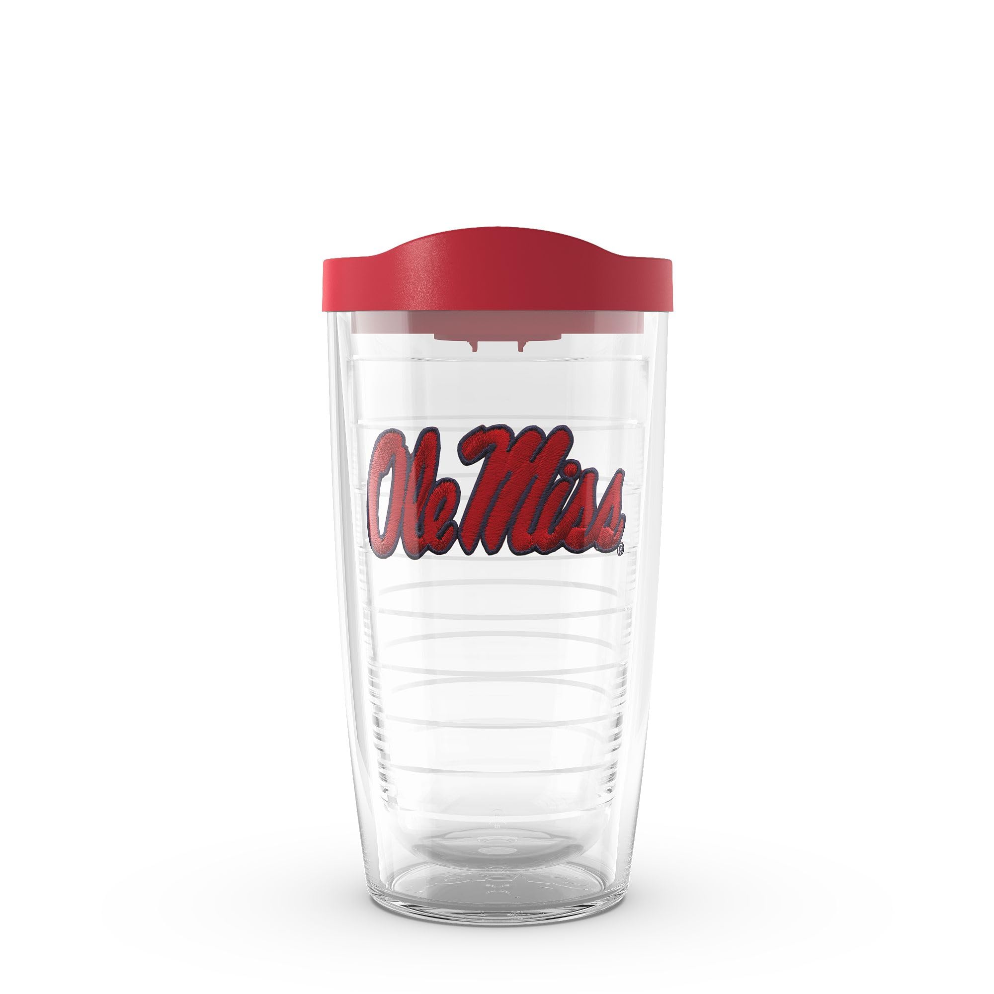 Tervis Made in USA Double Walled Ole Miss University of Mississippi Rebels Insulated Tumbler Cup Keeps Drinks Cold & Hot, 16oz, Primary Logo