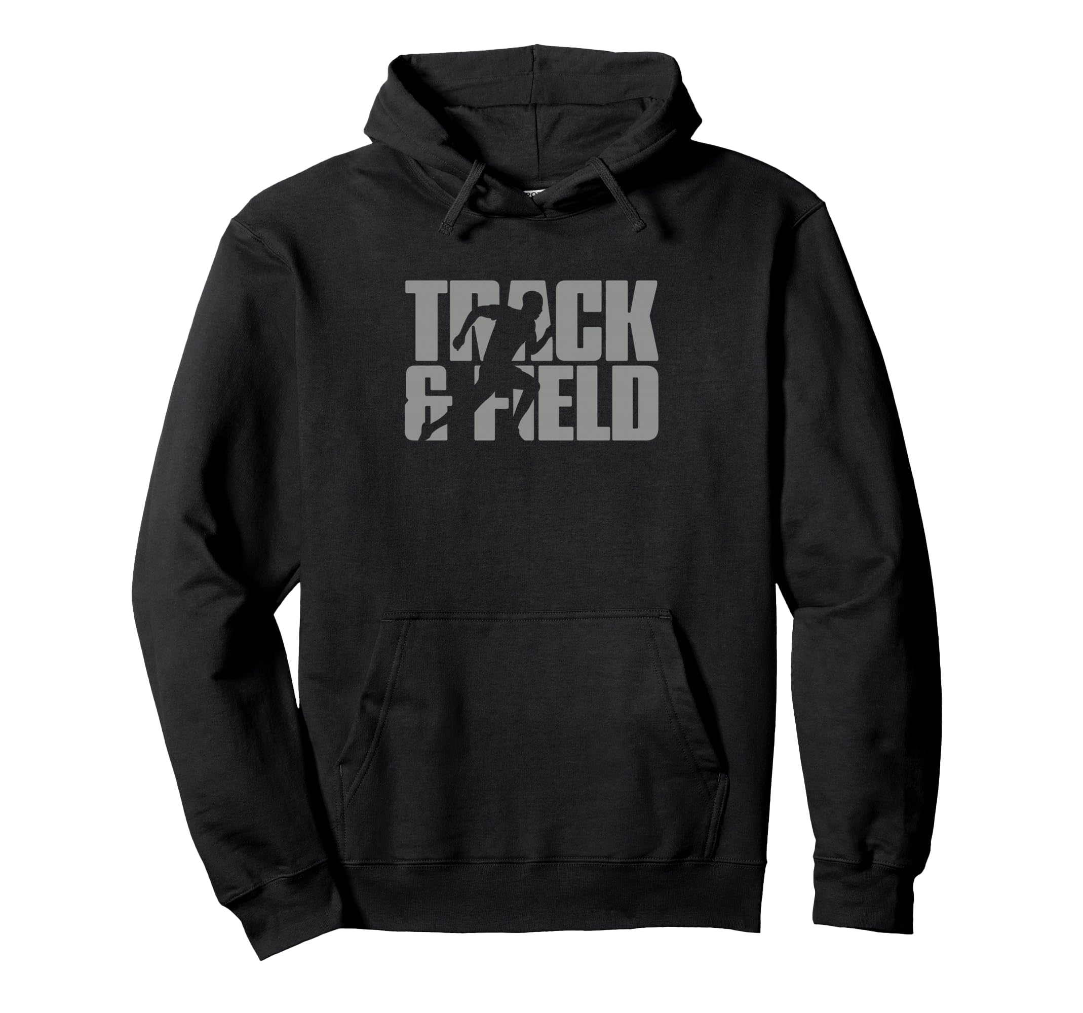 Track & Field Themed Design Graphic Track & Field Pullover Hoodie